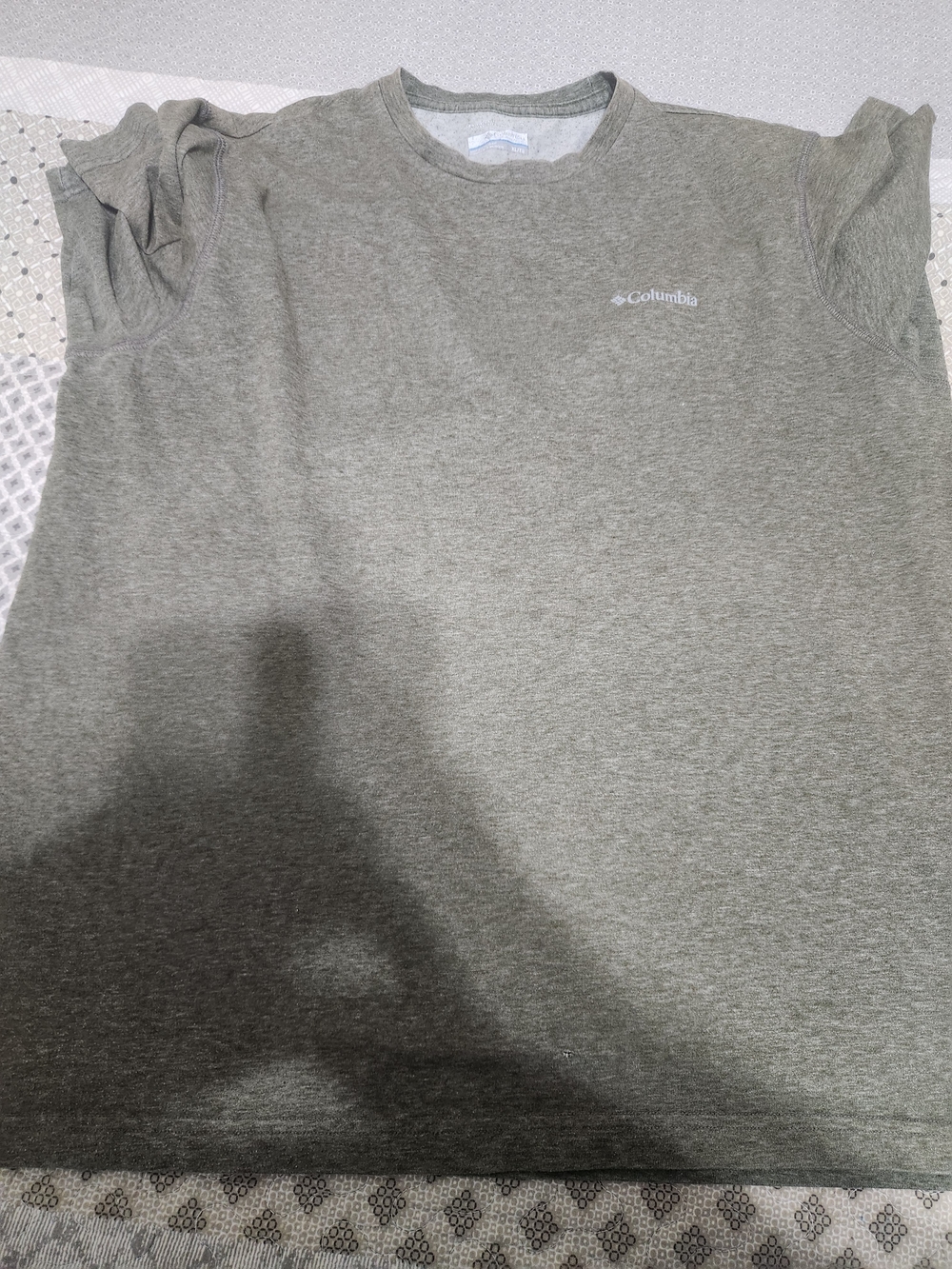 Columbia Men's Short-Sleeve Crew Tee - Olive Gray